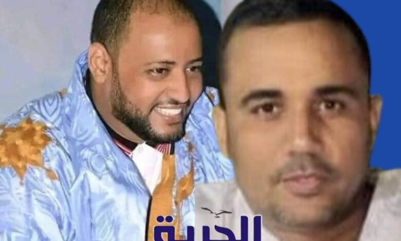 من اليمين: المختار رلد أميس، الطالب بوي ولد الشيخ آياه
