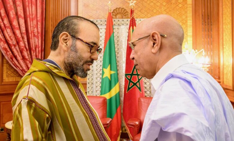 الرئيس محمد ولد الشيخ الغزواني والملك محمد السادس
