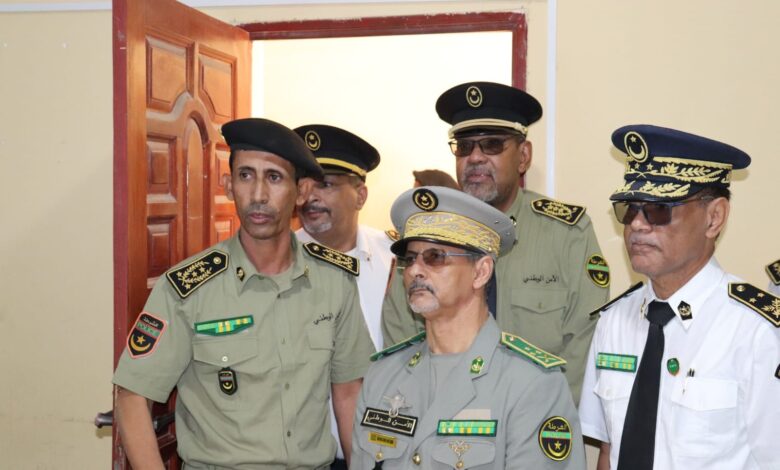 المدير العام للأمن رفقة بعض القيادات الأمنية