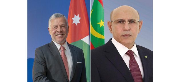 موريتانيا تهنئ الأردن بعيدها الوطني